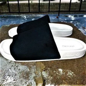 Adidas luxe slides online